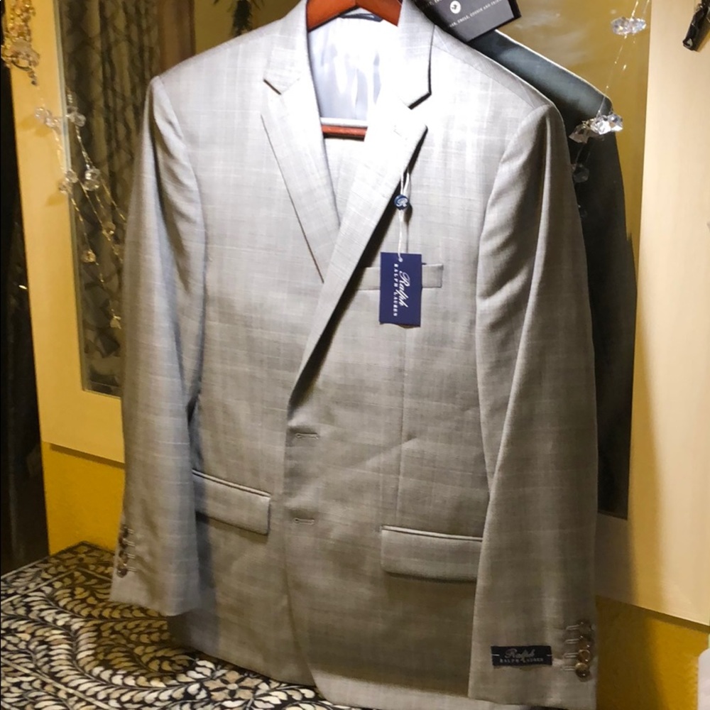 Men’s Ralph Lauren suit.